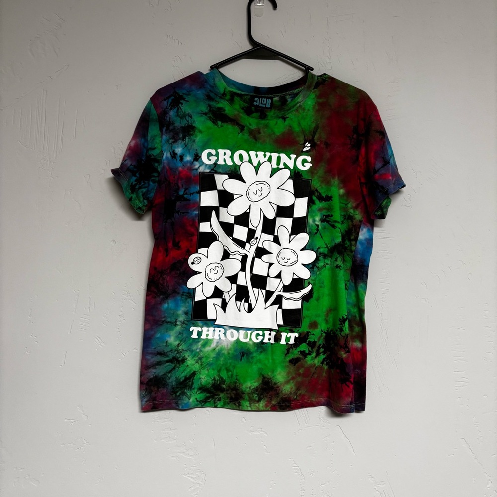 Zumiez a.Lab Women’s Colorful Tie-Dye Graphic T-Shirt - Picture 2 of 10